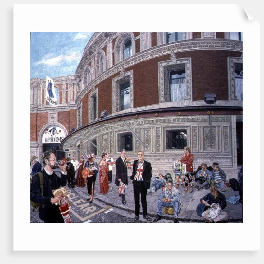 Promenaders at The Last Night, Royal Albert Hall, detail by Huw S. Parsons