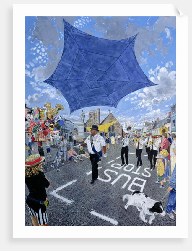 Marching Band, Brecon Jazz Festival, 1994 by Huw S. Parsons