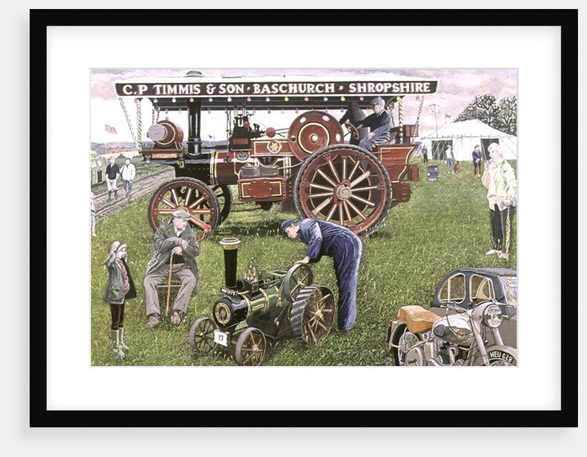 Traction Engines at the Show, 1993 by Huw S. Parsons