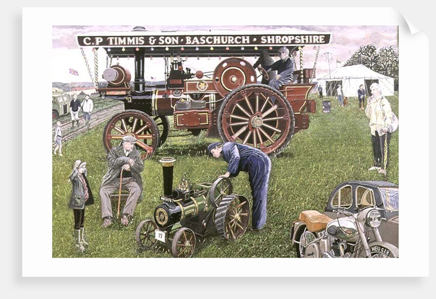 Traction Engines at the Show, 1993 by Huw S. Parsons
