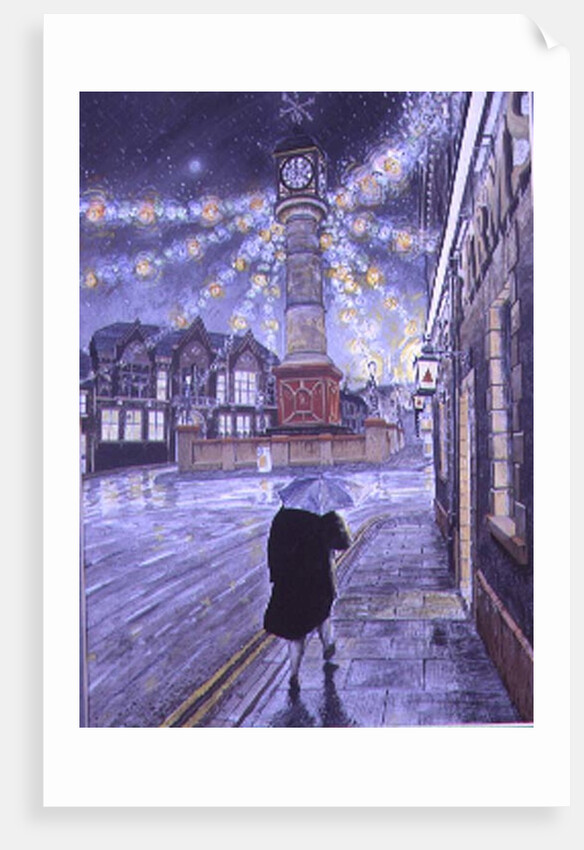 A December Dusk at Tredegar, 1992 by Huw S. Parsons