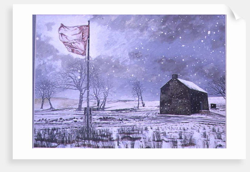 Drover's Arms and the Red Flag, near Garth, 1992 by Huw S. Parsons