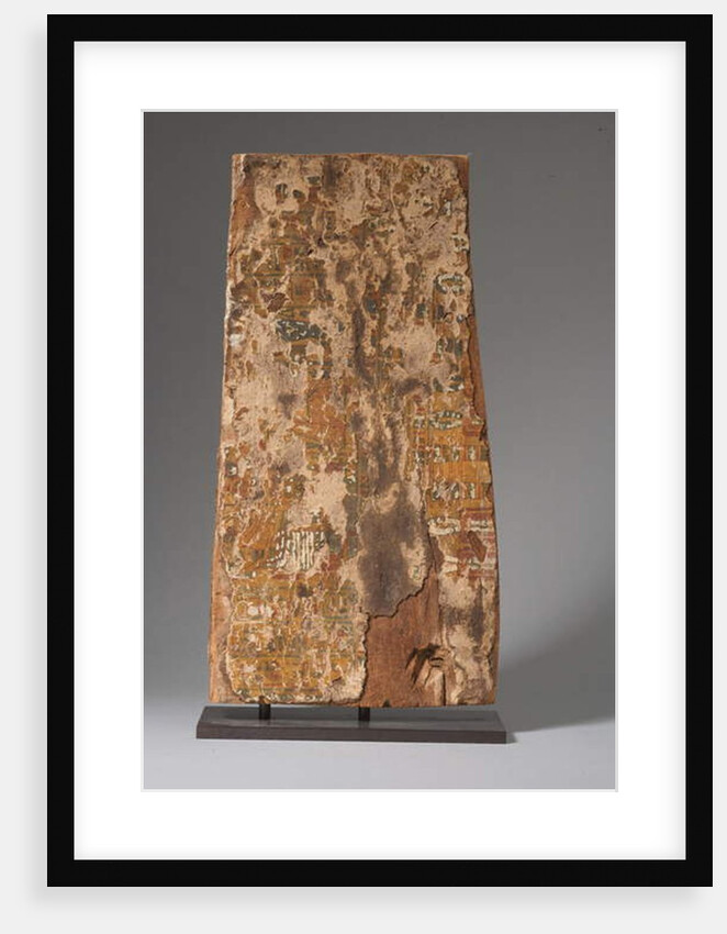 Reverse of sarcophagus panel, Third Intermediate Period by Egyptian 21st Dynasty