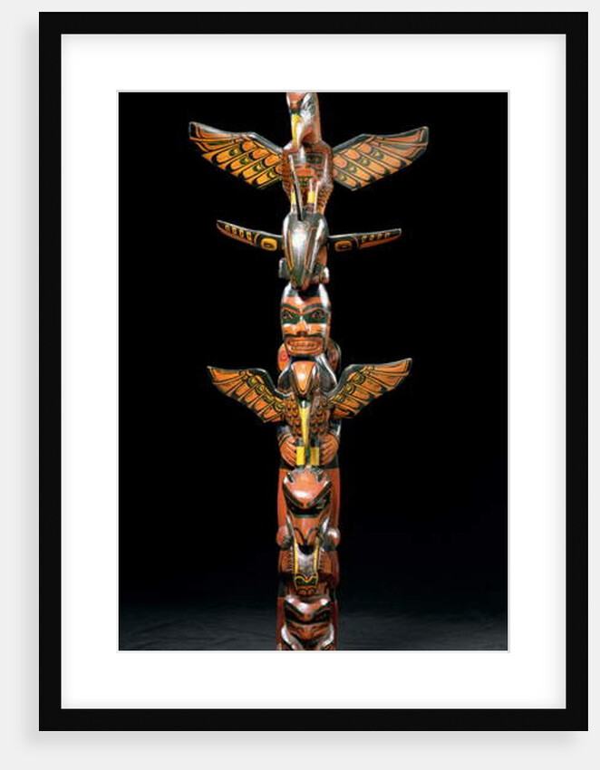 Totem pole by School American