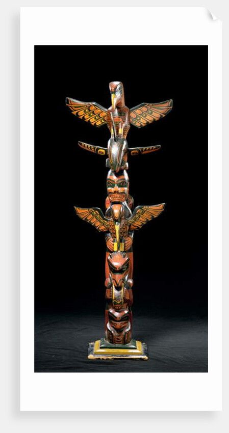 Totem pole by School American