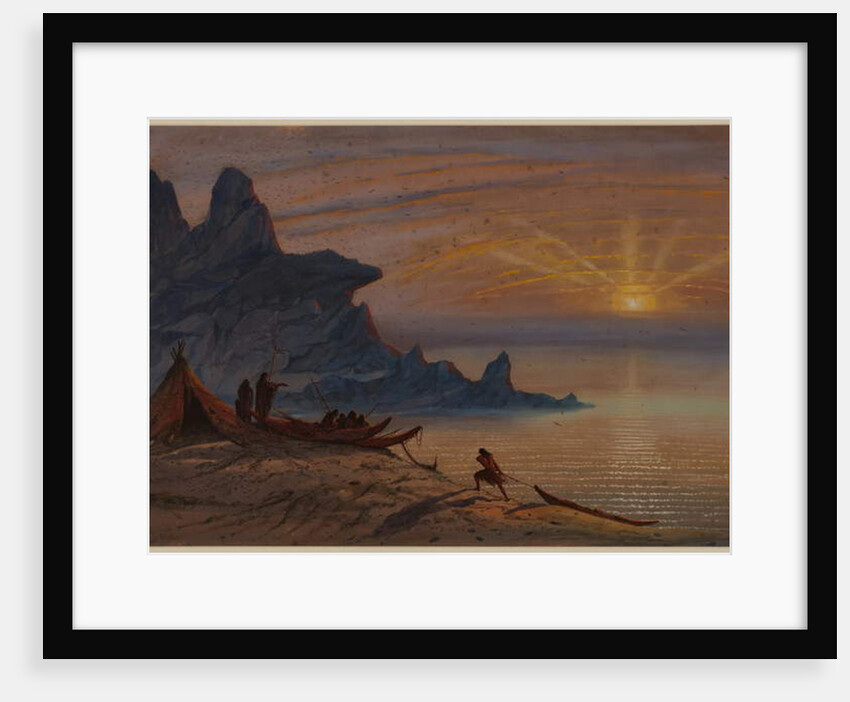 Sunset, 1871 by Ernest Henry Griset