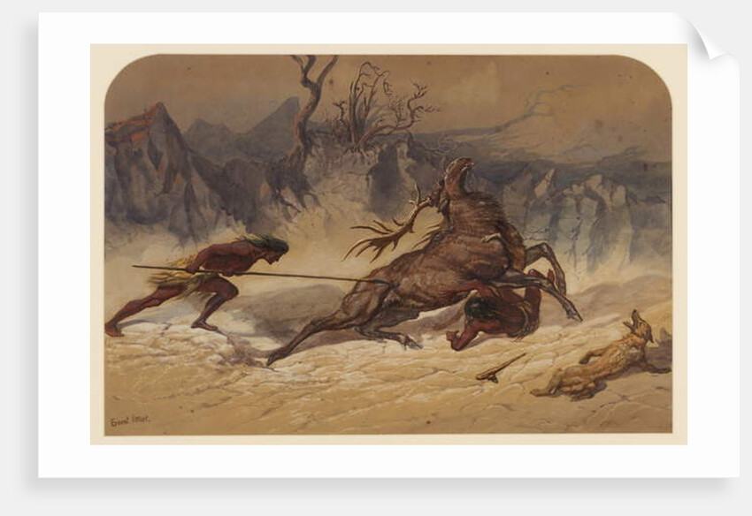Hunting, 1871 by Ernest Henry Griset