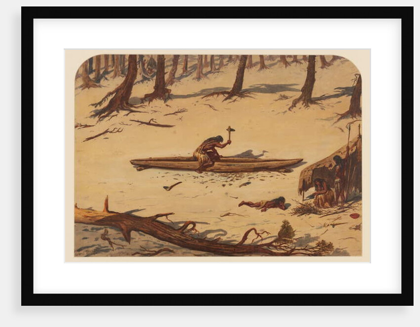 Prehistoric Camp, 1871 by Ernest Henry Griset