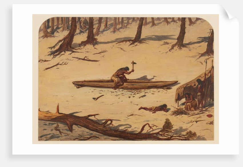 Prehistoric Camp, 1871 by Ernest Henry Griset