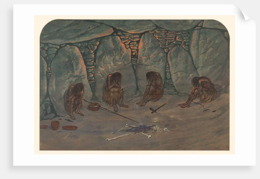 Prehistoric Scene, 1871 by Ernest Henry Griset