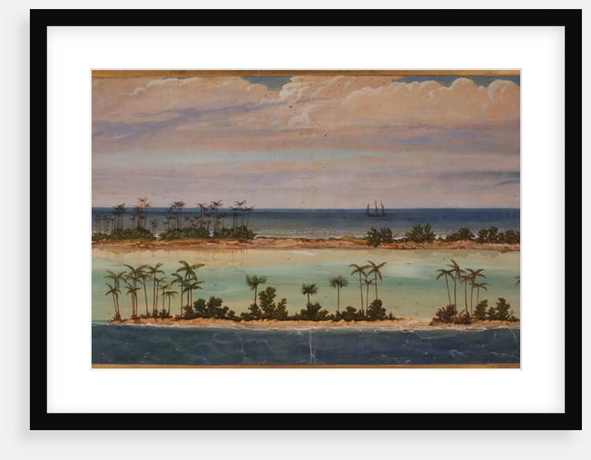 Triptych of an Atoll, 1871 by Ernest Henry Griset