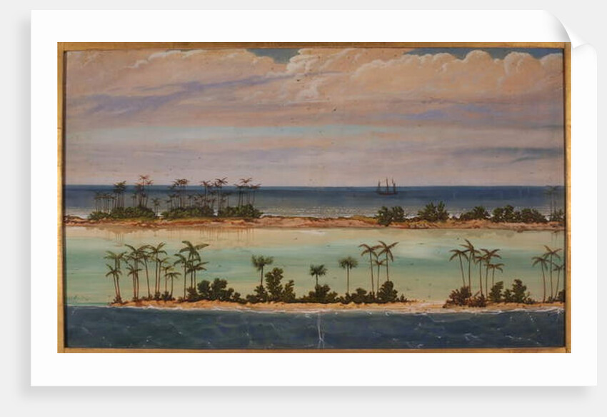 Triptych of an Atoll, 1871 by Ernest Henry Griset