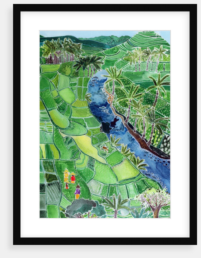 River Agung, Bali, 1996 by Hilary Simon