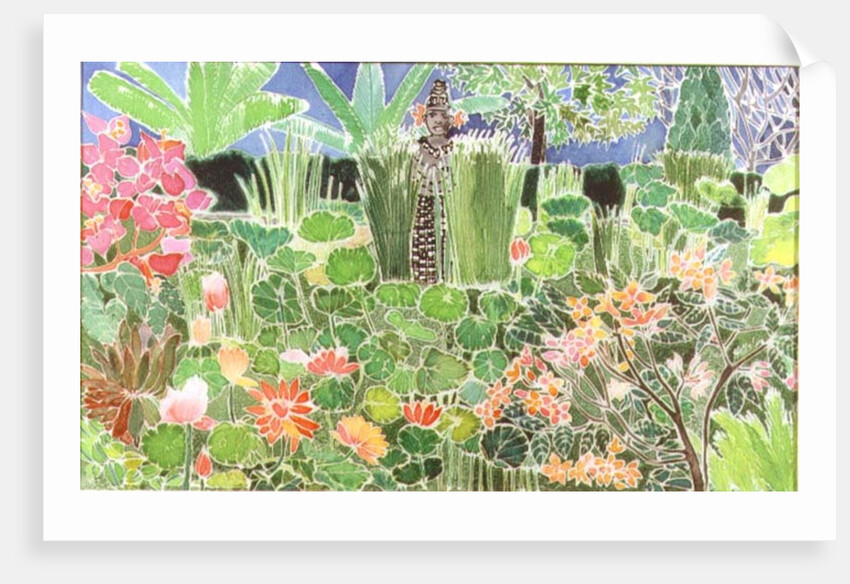 Lotus Pond, Ubud, Bali, 1997 by Hilary Simon