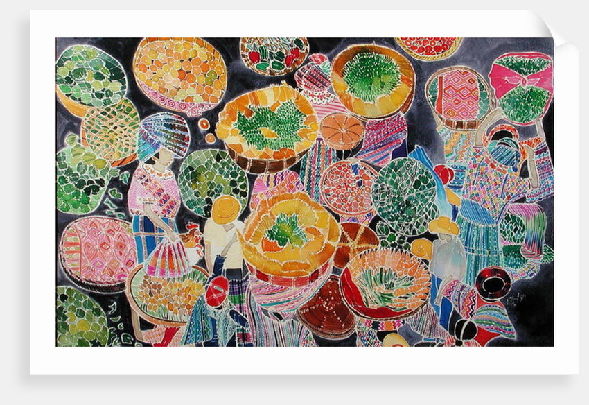 Baskets at Market by Hilary Simon