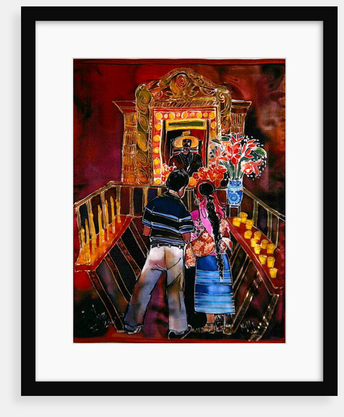 Mayan Couple with Maximon, 2006 by Hilary Simon