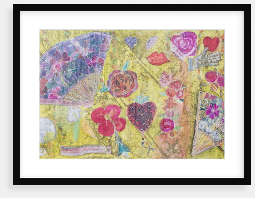 Fan and Flowers by Hilary Simon