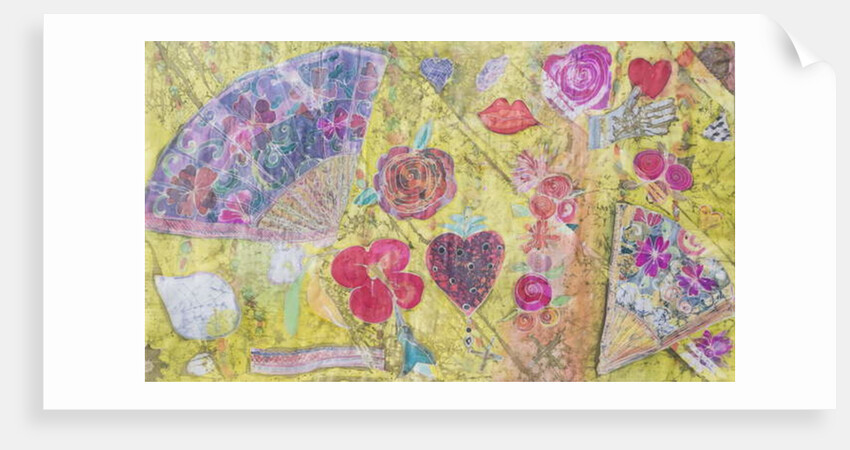 Fan and Flowers by Hilary Simon