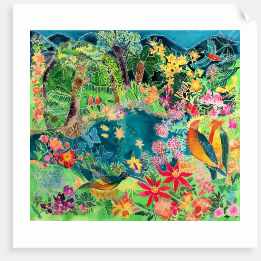 Caribbean Jungle, 1993 by Hilary Simon