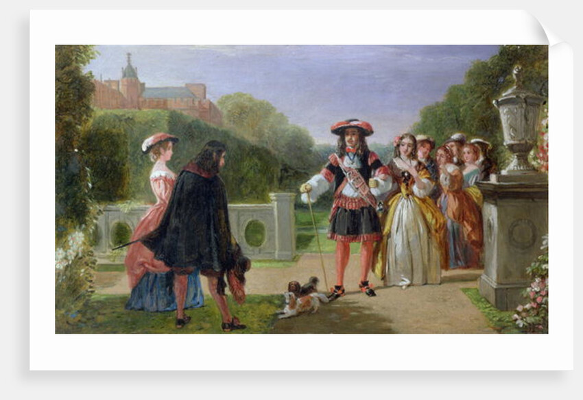 King Charles II and Nell Gwynne by Edward Matthew Ward