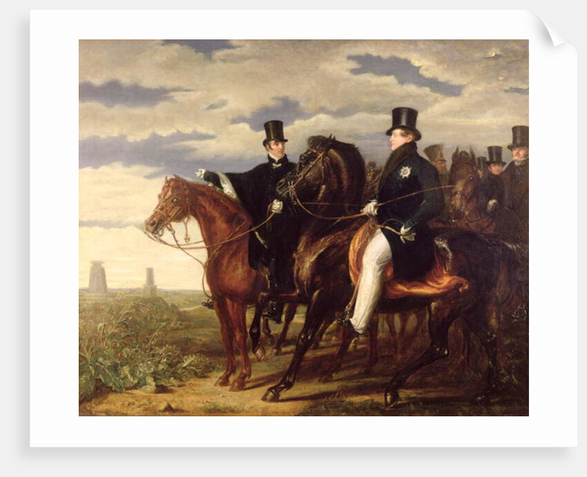 The Duke of Wellington describing the Field of Waterloo to King George IV 1844 by Benjamin Robert Haydon