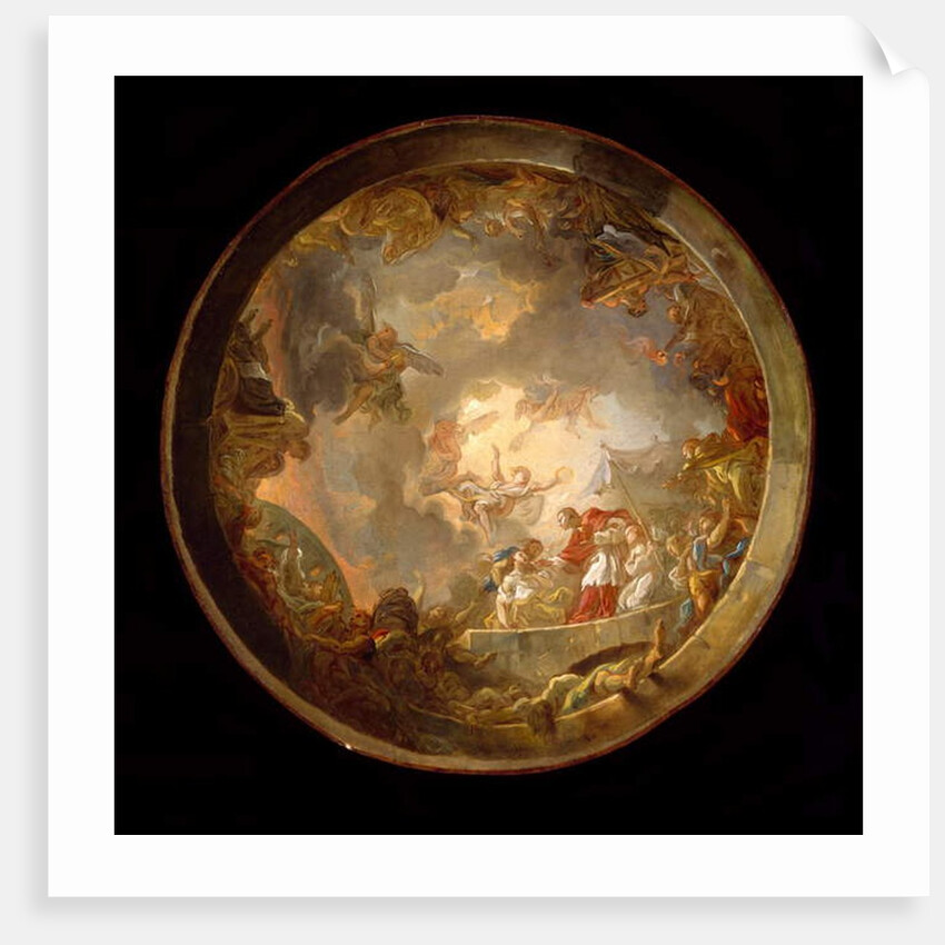 Saint Carlo Borromeo Attending to the Plague Victims, 1778 by Jean-Simon Berthelemy