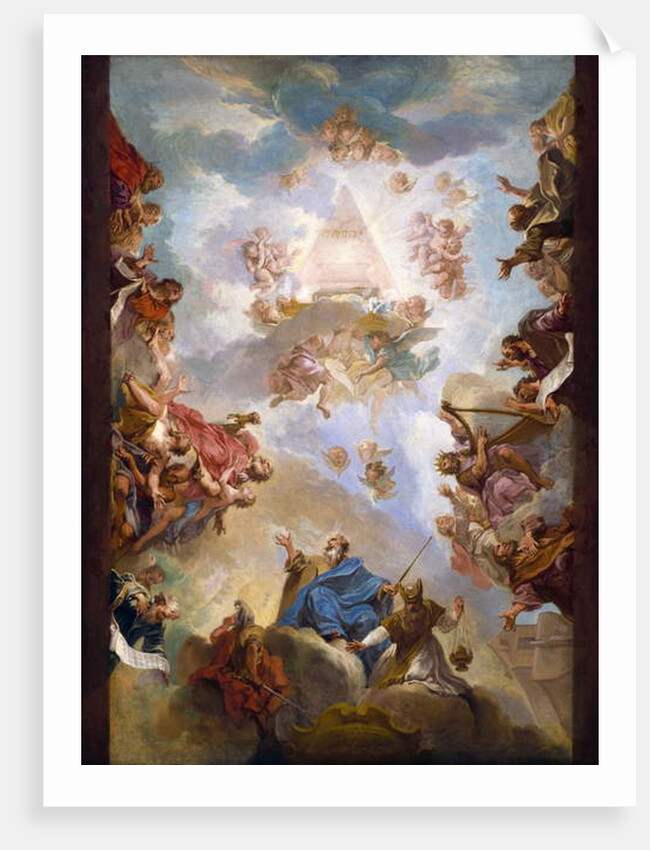 Prophets and Kings of the Old Testament Adoring the Name of Jehovah, 1718 by Nicolas Bertin