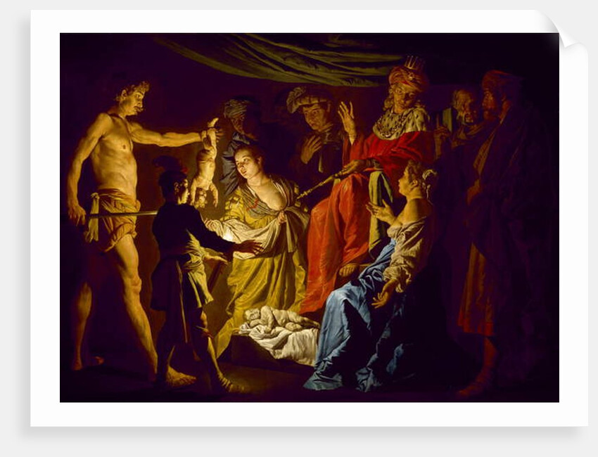 The Judgment of Solomon, c.1640 by Matthias (c.1600-p.1650) Stomer