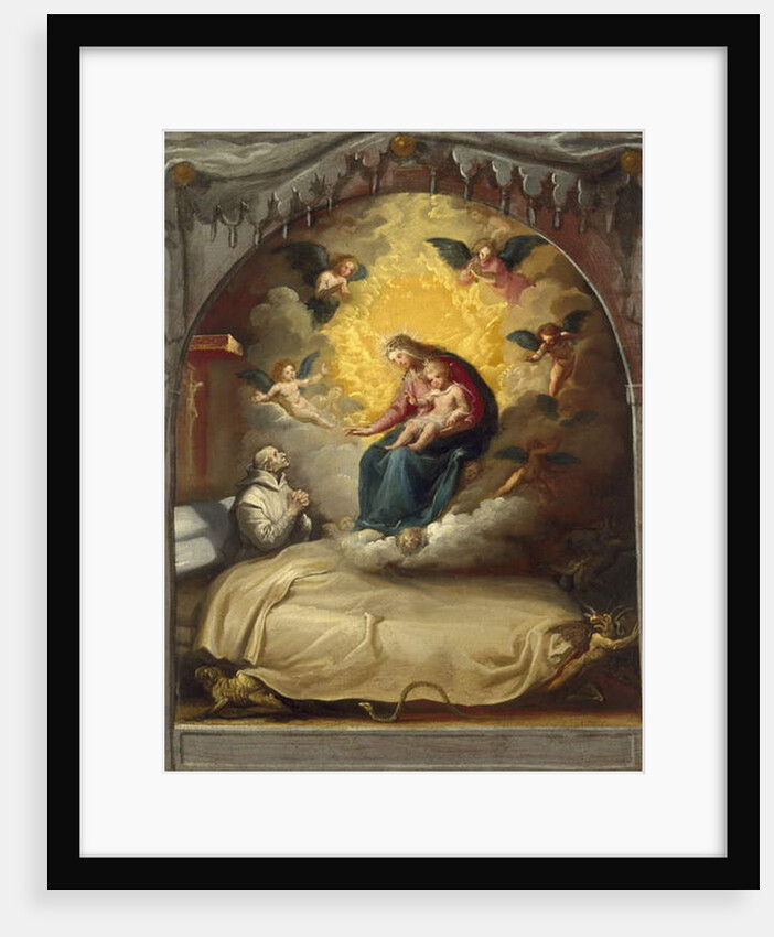 The Apparition of the Virgin to the Dying Pedro Faverio, c.1626-32 by Vicente Carducho