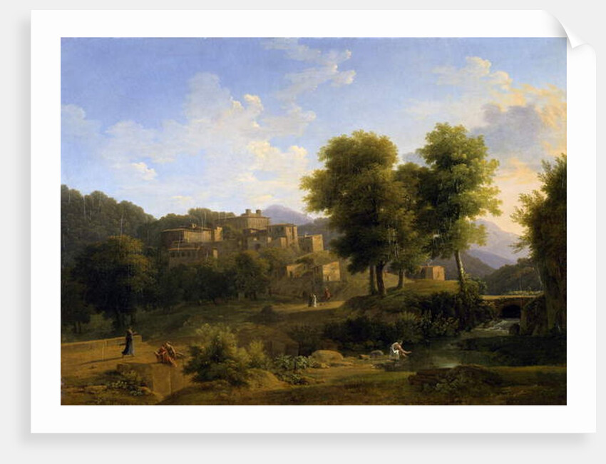 View of a Town in the Sabine Hills, 1814 by Jean Victor Bertin