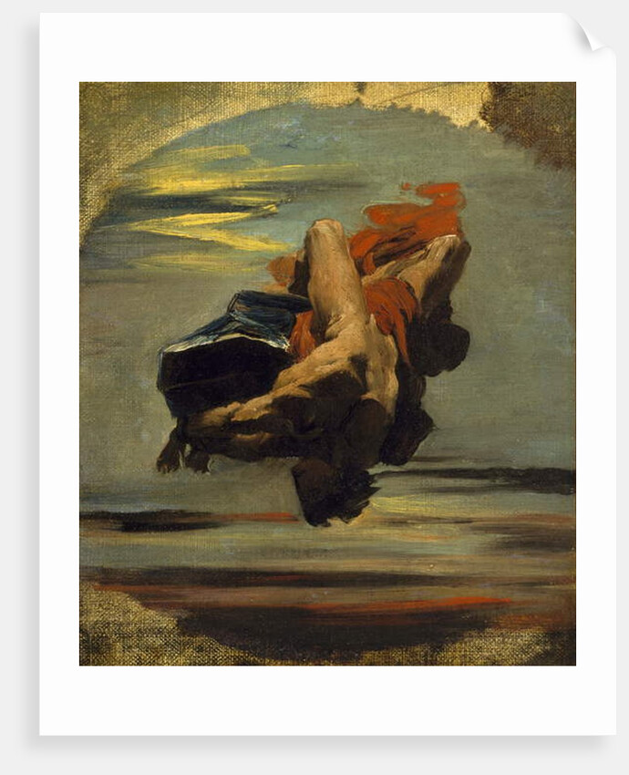 Prometheus Falling from the Rock by French School