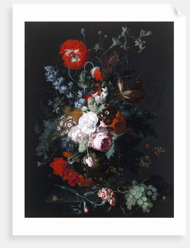 Still Life of Flowers and Fruit, c.1715 by Jan van Huysum