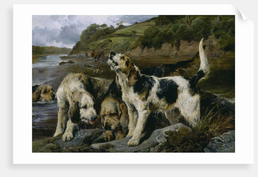 Otter Hunting, or 'On the Scent', 1881 by John Sargent Noble