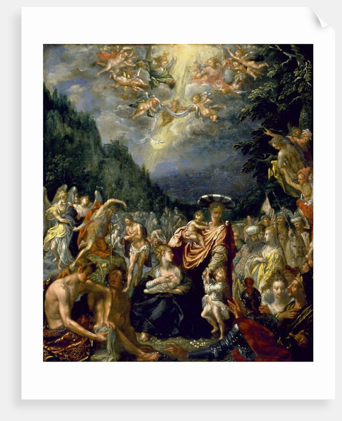 The Baptism of Christ, c.1590 by Pieter Fransz. Isaacsz.