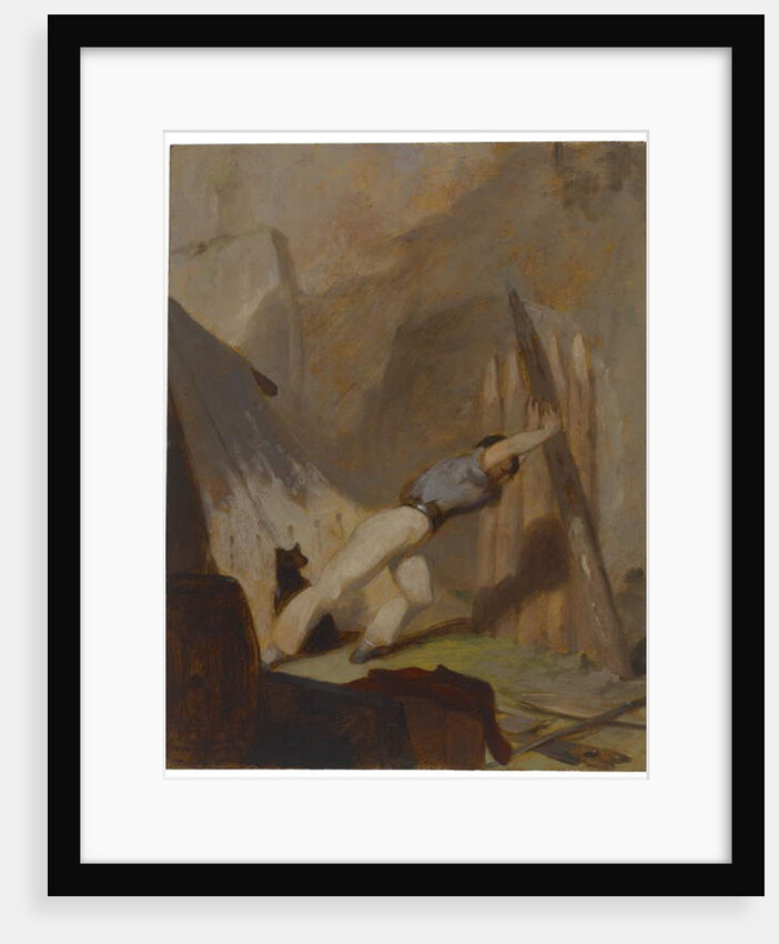 Building a Shelter, c.1856 by Thomas Sully