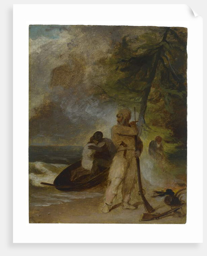 Friday's Father Rescued, c.1856 by Thomas Sully