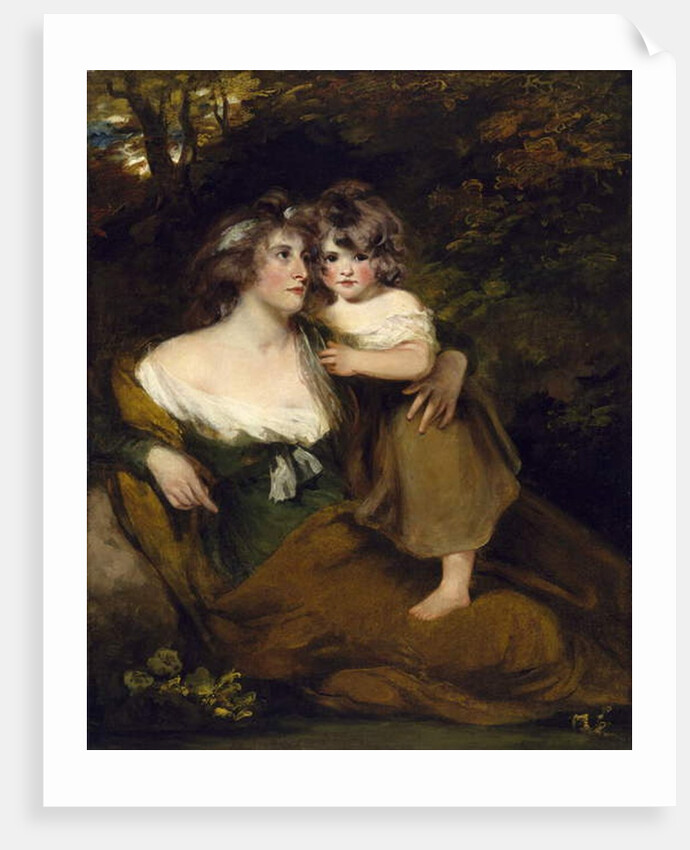 The Countess of Darnley and her Daughter, Lady Elizabeth Bligh, c.1795 by John Hoppner