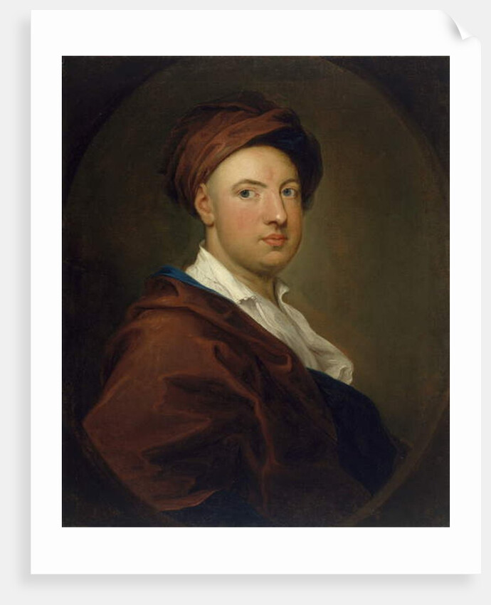 Portrait of a man, possibly James Thomson, after William Hogarth by English School