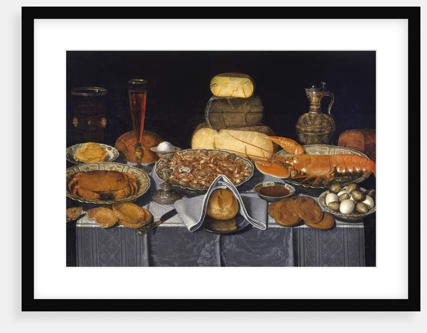 Still Life with Crab, Shrimps and Lobster, c.1635-40 by Clara Peeters