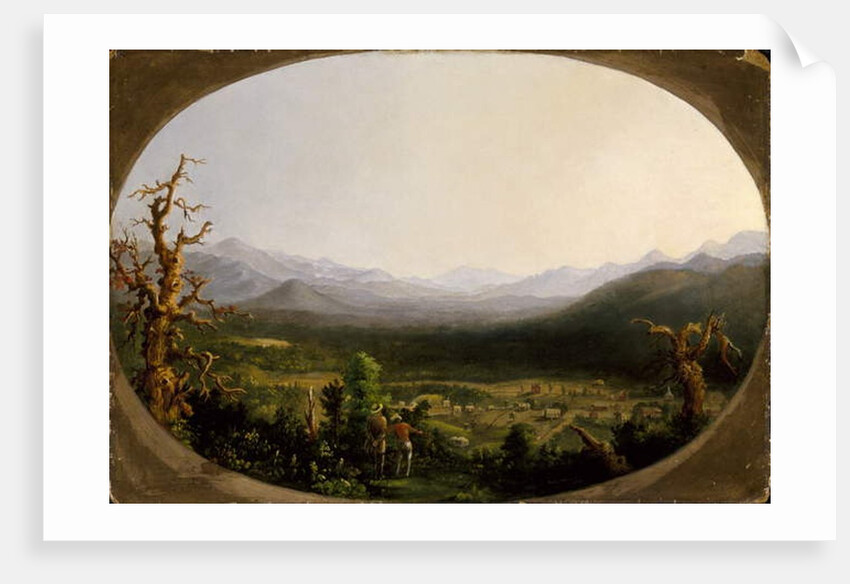 A View of Asheville, North Carolina, 1850 by Robert Seldon Duncanson