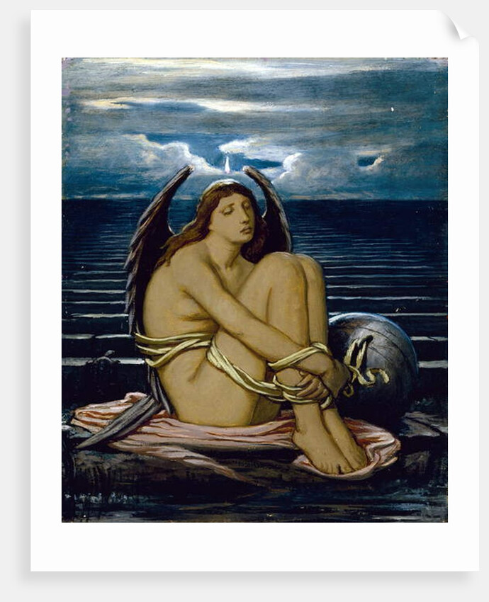 Soul in Bondage, c. 1891 by Elihu Vedder