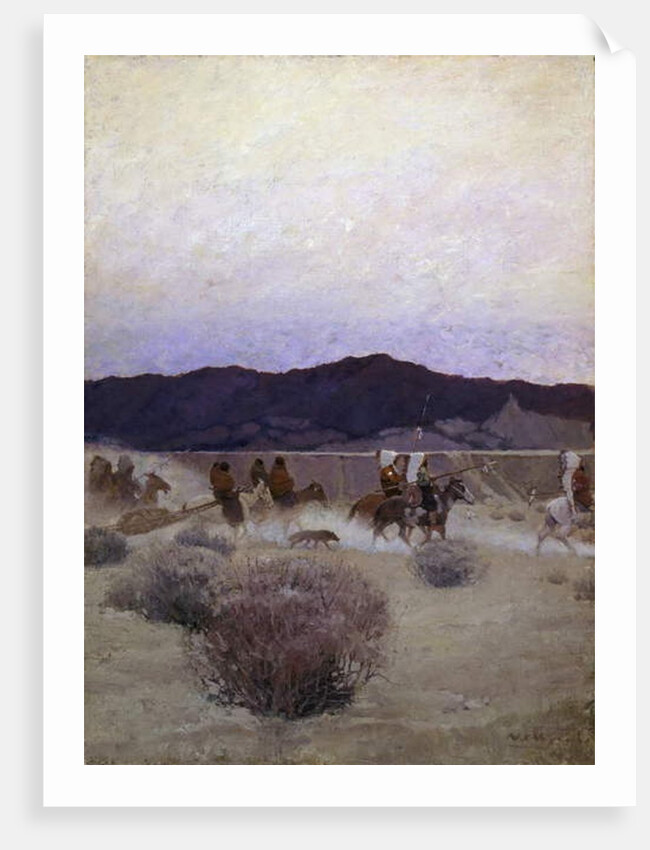 Moving Camp, 1908 by Newell Convers Wyeth