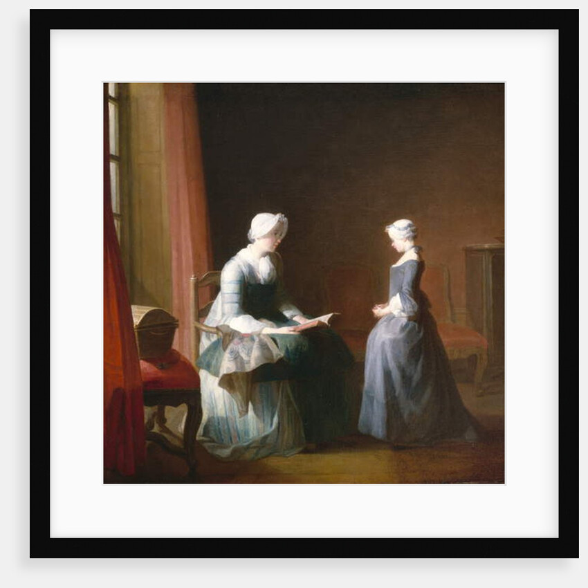 The Good Education, c.1753 by Jean-Baptiste Simeon Chardin