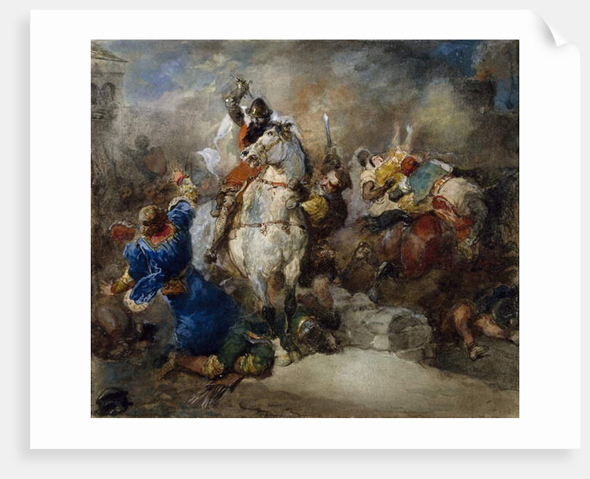 The Abduction of Rebecca, 1873 by Eugene-Louis Lami