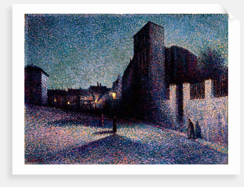 Rue Ravignan, Paris, 1893 by Maximilien Luce