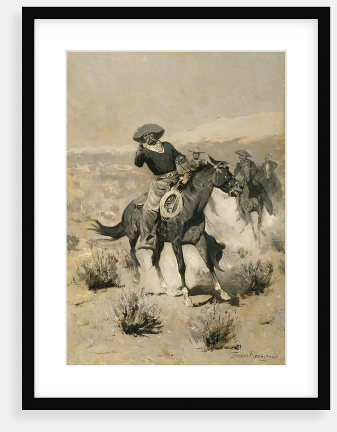 Days on the Range c.1902 by Frederic Remington