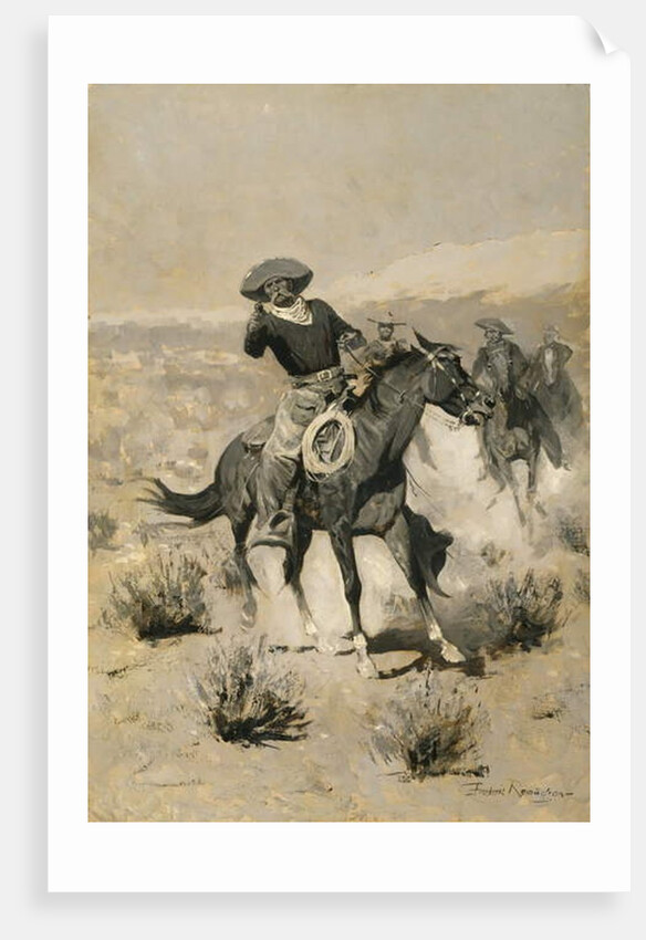 Days on the Range c.1902 by Frederic Remington