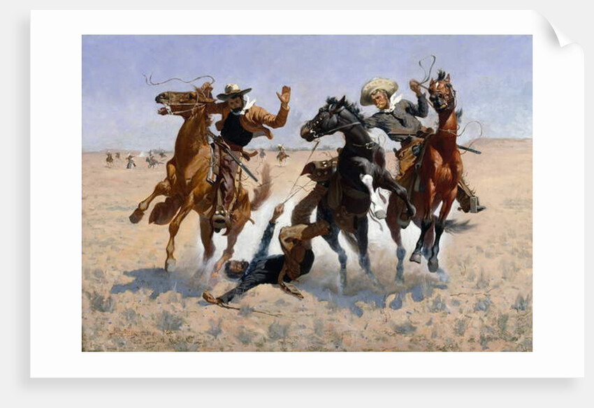 Aiding a Comrade, c.1890 by Frederic Remington