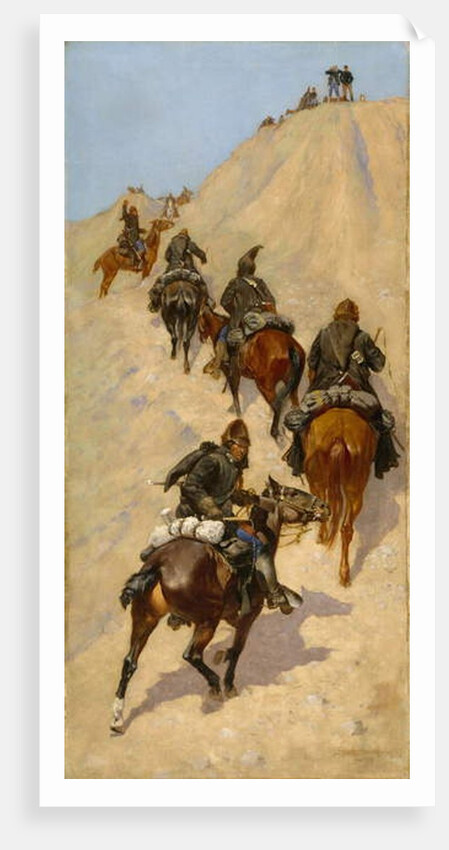 Scouts Climbing a Mountain, 1891 by Frederic Remington