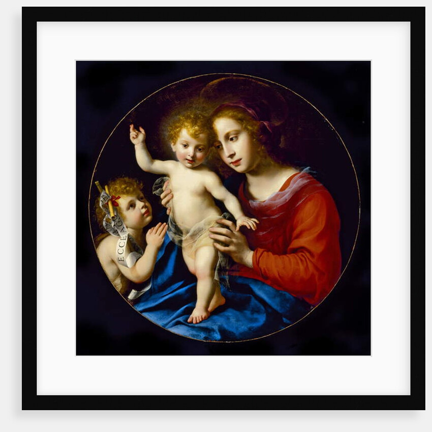 Madonna and Child with St. John the Baptist, c.1636 by Carlo Dolci
